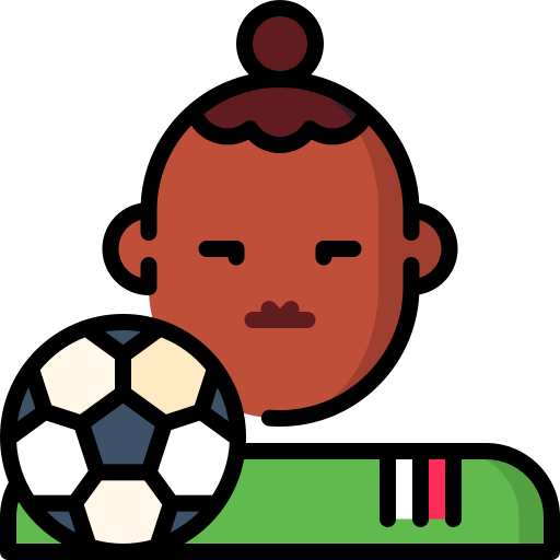 jugador de fútbol Special Lineal color icono