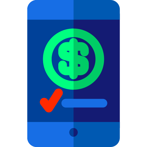 banca en línea Basic Rounded Flat icono