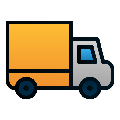 Delivery truck Andinur Lineal Color Gradient icon