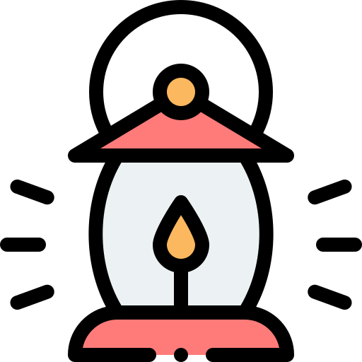 Lantern Detailed Rounded Lineal color icon