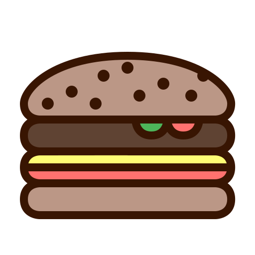 Гамбургер Generic Outline Color иконка