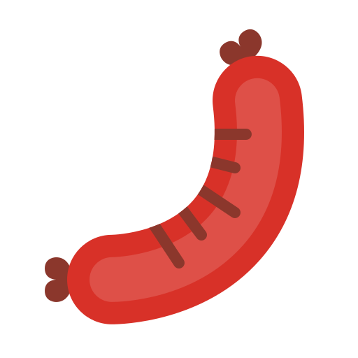 Sausage Generic Flat icon