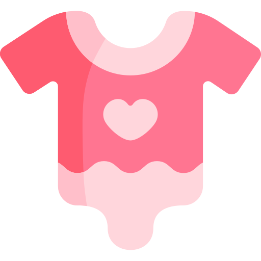 vêtements de bébé Kawaii Flat Icône