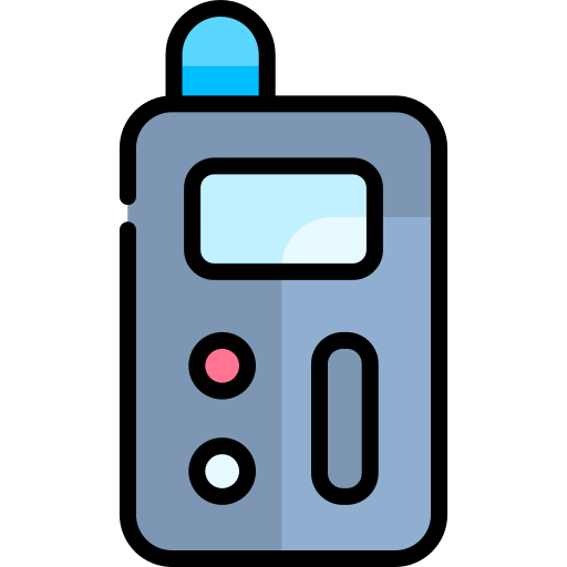 walkie talkie Kawaii Lineal color icon