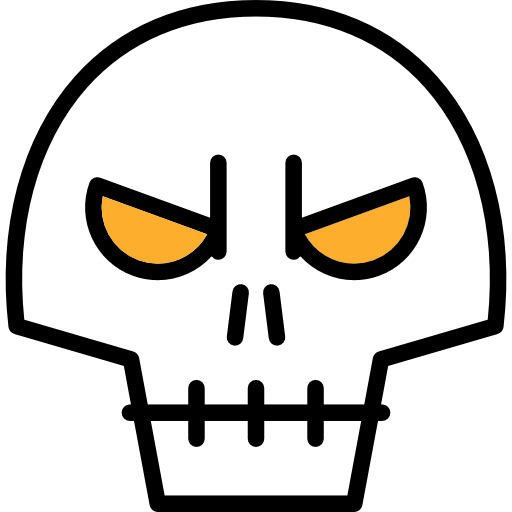 Skull Special Lineal color icon