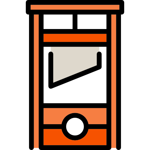 guillotina Special Lineal color icono