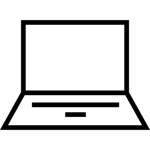 computer portatile Alfredo Hernandez Thin line icona
