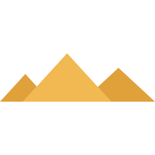 pirámides Alfredo Hernandez Flat icono