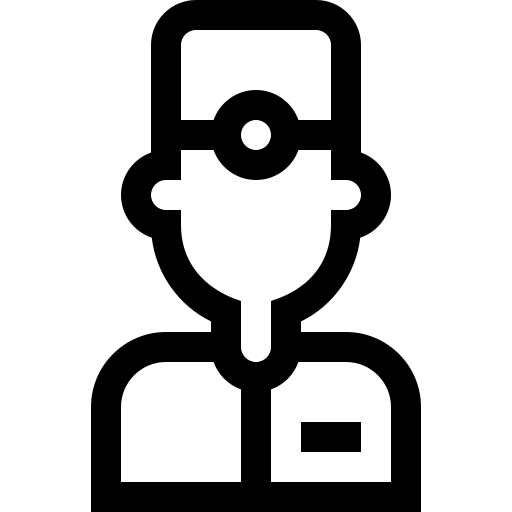 dentysta Basic Straight Lineal ikona