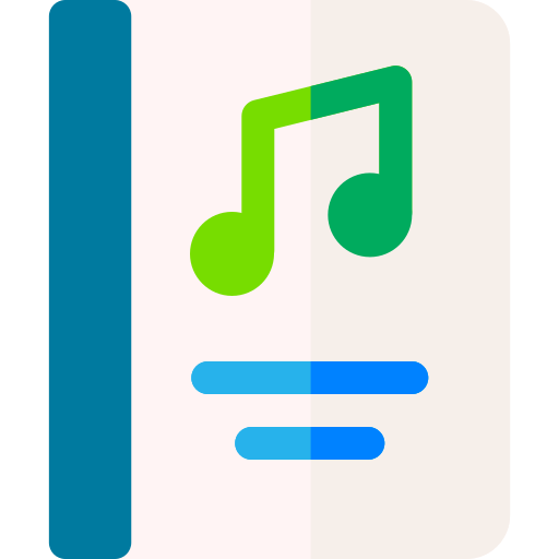 musikbuch Basic Rounded Flat icon