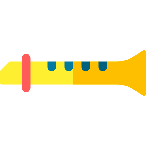 Flute Basic Rounded Flat icon