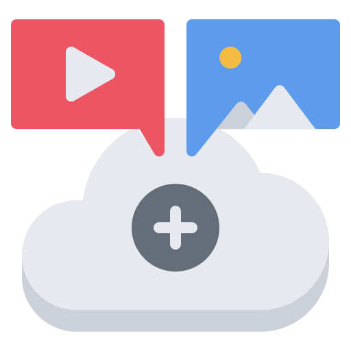 Video Coloring Flat icon