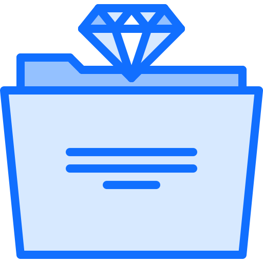 diamant Coloring Blue icoon