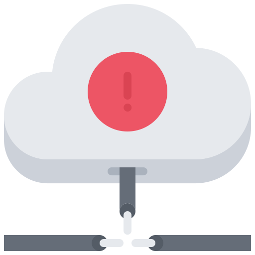 chmura Coloring Flat ikona