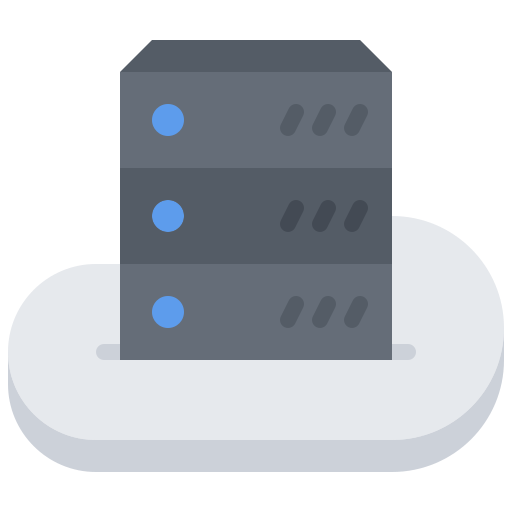 server Coloring Flat icon