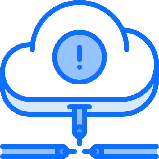 Cloud Coloring Blue icon