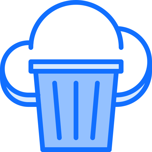 cloud computing Coloring Blue icon