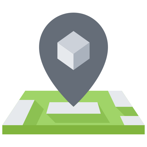 Map Coloring Flat icon