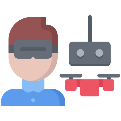 virtual-reality-brille Coloring Flat icon