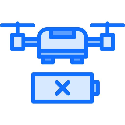 drone Coloring Blue Icône