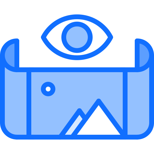 Panorama Coloring Blue icon