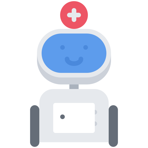 roboter Coloring Flat icon