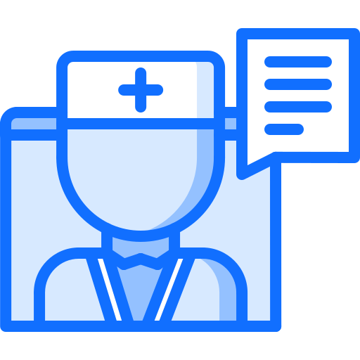 Doctor Coloring Blue icon