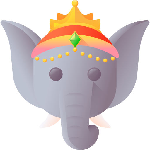 Ganesha 3D Color icon