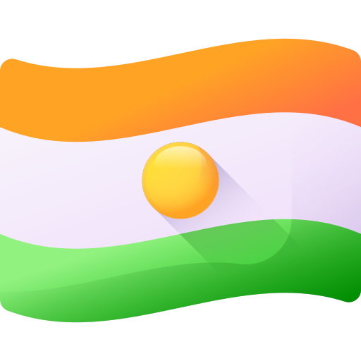 indien flagge 3D Color icon