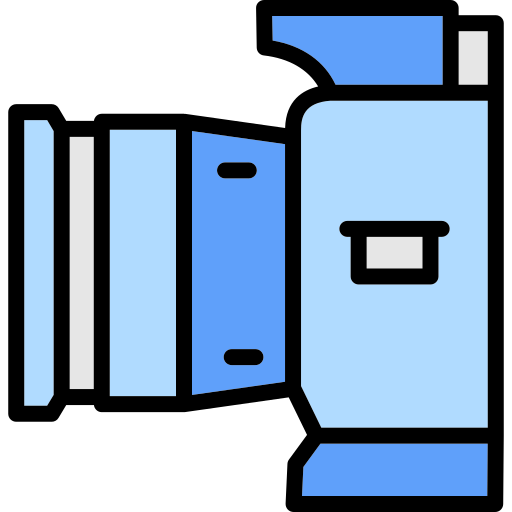 Dslr camera Generic Outline Color icon