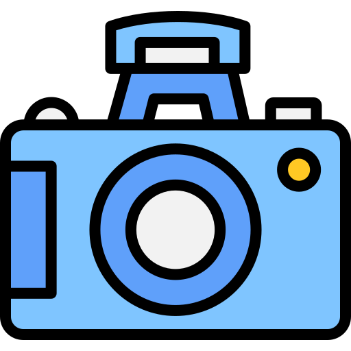 fotocamera dslr Generic Outline Color icona