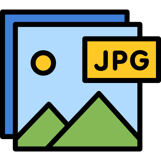 Jpg file Generic Outline Color icon