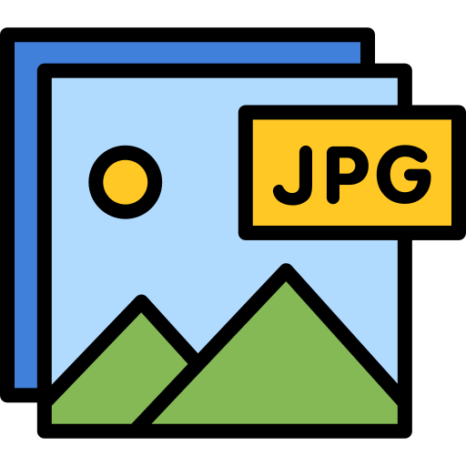 jpgファイル Generic Outline Color icon