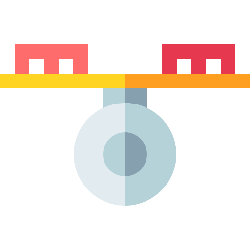 bascule Basic Straight Flat Icône