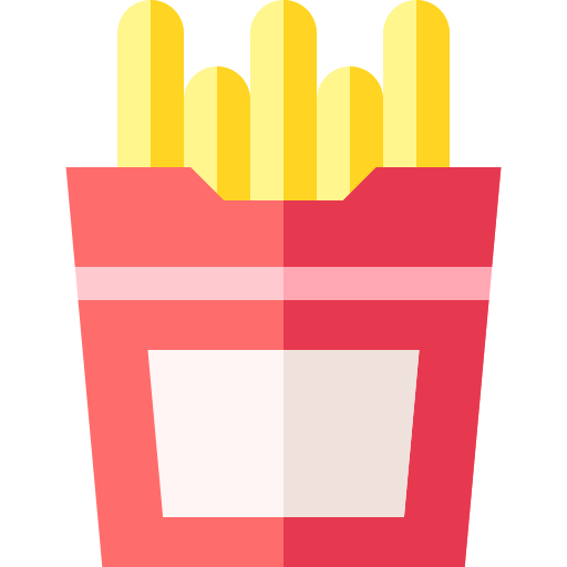 patatine fritte Basic Straight Flat icona