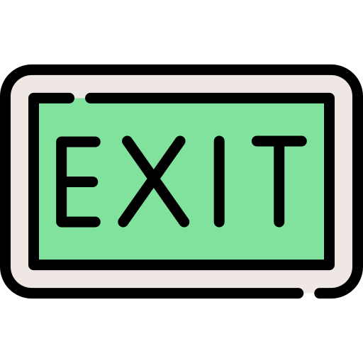 Exit Special Lineal color icon