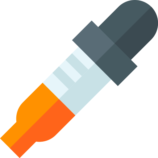 Pipette Basic Straight Flat icon