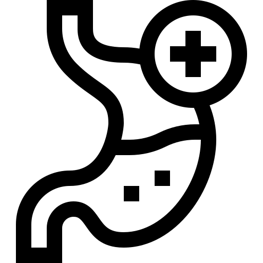 stomaco Basic Straight Lineal icona