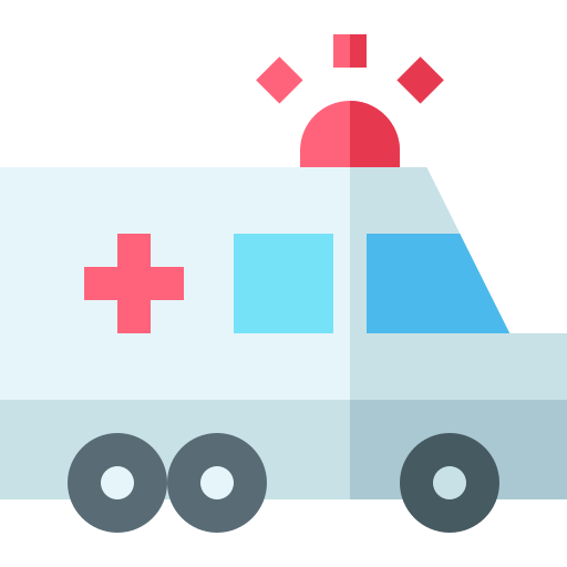 krankenwagen Basic Straight Flat icon