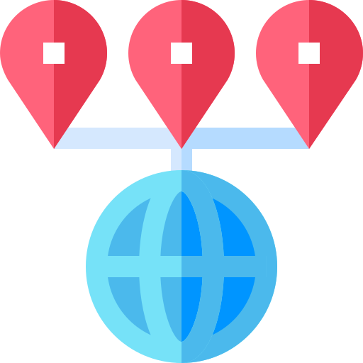 red mundial Basic Straight Flat icono
