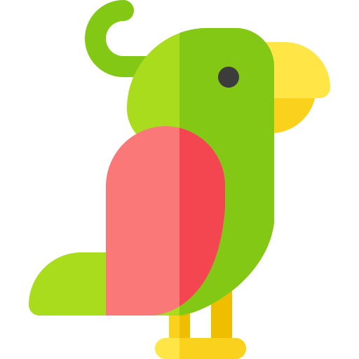 Parrot Basic Rounded Flat icon