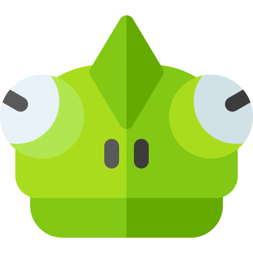 camaleón Basic Rounded Flat icono