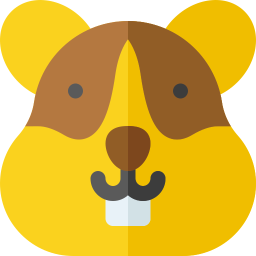 Hamster Basic Rounded Flat icon