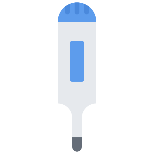 termometr Coloring Flat ikona