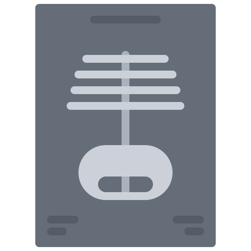 skelett Coloring Flat icon