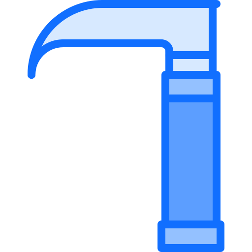 laryngoskop Coloring Blue ikona