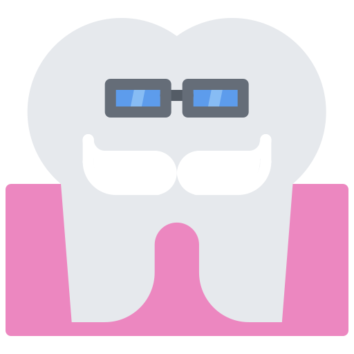зубной врач Coloring Flat иконка