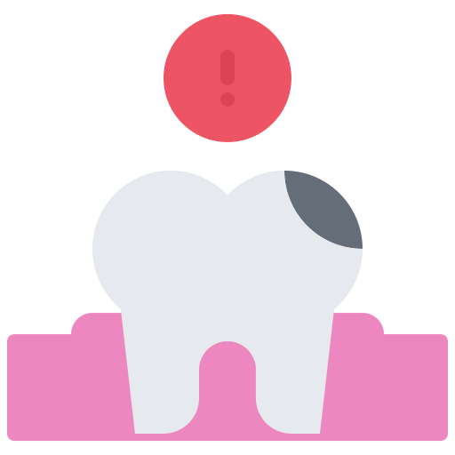 molare Coloring Flat icona