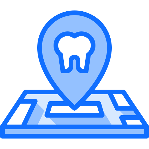 歯医者 Coloring Blue icon