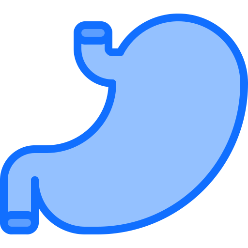 Stomach Coloring Blue icon